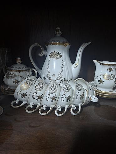 sud separatoru: Çay dəsti, rəng - Ağ, Farfor, Yaponiya — 4