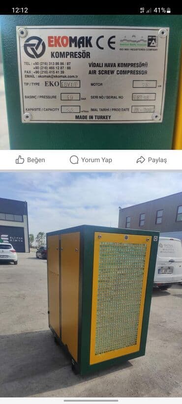 hava kampressor: Nağd ödəniş, İşlənmiş — 3