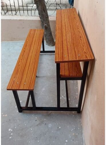 стол для ученика: Qonaq masası, Yeni, Açılmayan, Laminat, Dördbucaq masa — 9