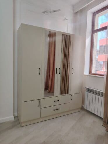 ikinci əl şkaf: Yeni, 4 qapılı Düz dolab, Dolab-asılqan — 9