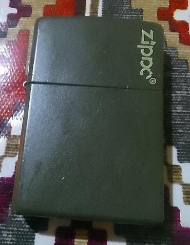 note tonal krem: Zippo benzinli alışqan - Brend: Zippo - Mənşə: Bradford, PA, Made in — 1