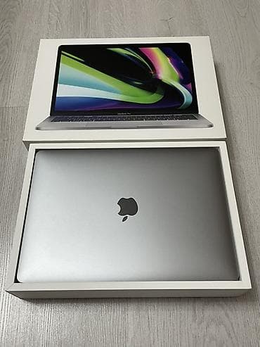 macbook m2 pro: Apple MacBook Pro 13" (Silver)– M2 çipi ilə 95% pil ideal vəziyyətdə — 6