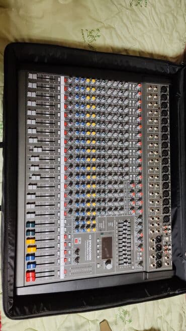 yamaha mikşer: Dynacord PowerMate 1600 3 made in Germany orginal - 16 mono kanal + — 8