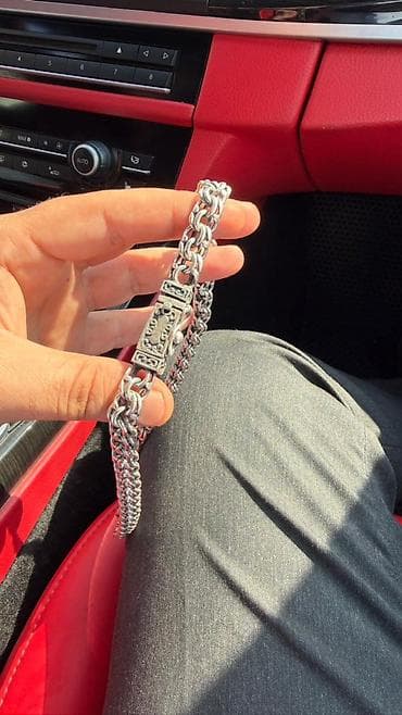 Aksesuarlar: Bilərzik, Gümüş, 95 g, Ünvandan götürmə — 1