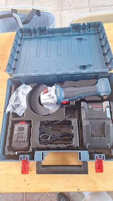 lezva disk: Bosch GWS 18V-8 Professional akkumulaytorlu bucaqslıyıcı (UŞM) dəst - — 1