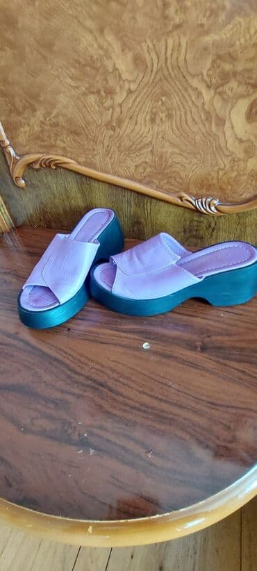 platforma qadın krossovkaları: Məhsul: Qadın platformalı çəpik/sandal - Brend: CALETE (içlikdə loqo — 4