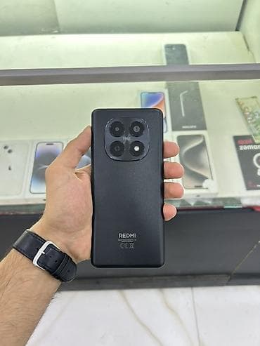 Redmi Note 14 Pro+, 256 GB, rəng - Qara, Zəmanət, Barmaq izi, Simsiz şarj