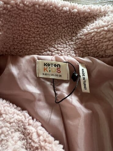 пальто зимнее: Palto, Qız üçün, 9 - 10 yaş, Koton — 1