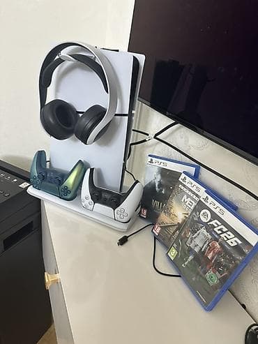 xbox 360 disk: PS5 slim 1 tb oyun seti yenidi istifade olunmayib Tərkib: - — 2