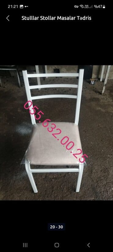 endirimde olan mebeller: Yeni, Kvadrat masa, Açılmayan, Stullar ilə, Plastik, Azərbaycan — 4