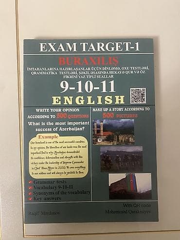 Yenidir. İstifadə olunmayıb Məhsul: EXAM TARGET-1 – İngilis dili
