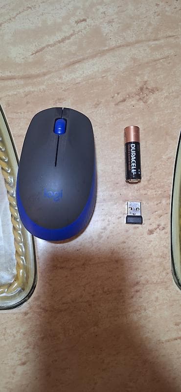 hp netbook mini: Simsiz kompüter siçanı - Rəng: boz-göy korpus, göy skroll təkəri - — 1
