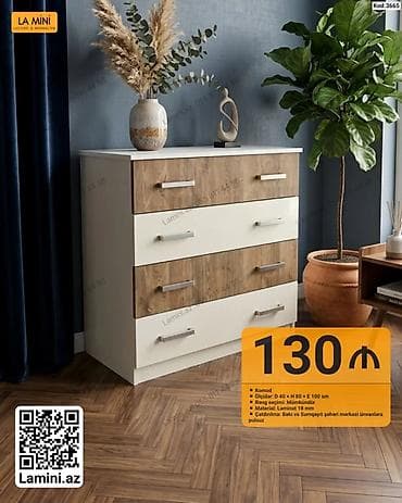 LA MINI komod - Model kodu: 3665 - Ölçülər: D 40 × H 80 × E 100 sm -