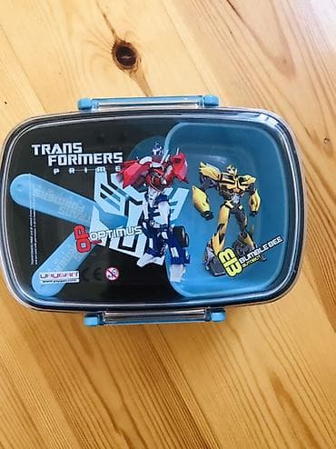 qab qaşıq: Transformers Prime uşaq yemək qabı dəsti - Mövzu: Transformers Prime — 1