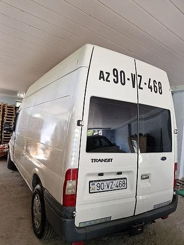 ford transit 2007: 3.30üksək tavanlı ağ kuzov, ikiqat arxa qapılar, sağ tərəfdə sürüşkən — 2