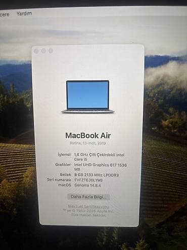 noutbuklar ve qiymetleri: Apple MacBook Air 13" (Retina, 2019) Texniki göstəricilər: - — 4