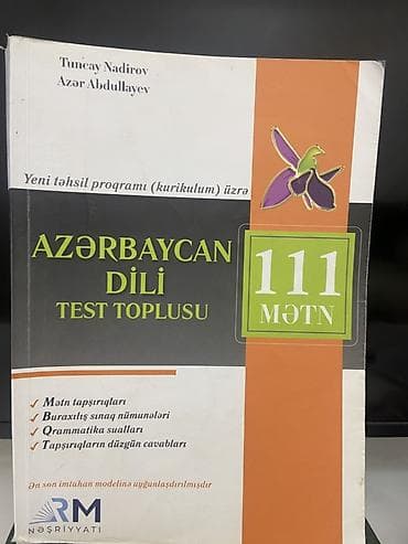 azerbaycan dili test kitabi: Məhsul: “Azərbaycan Dili – Test Toplusu (111 mətn)” kitabı — 2