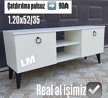 TV STEND / TV altı Yeni və sifarişlə. Qiymət : 90₼ ______ Ölçü 
