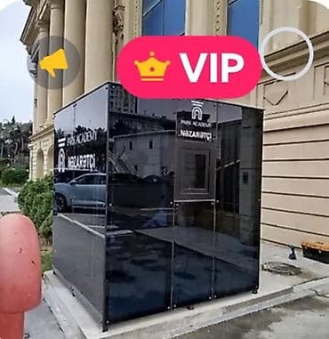 Qara şüşəli mühafizə butkaları – VIP görünüşlü, müasir dizayn