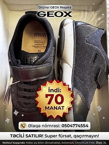 rezin bot: GEOX Respira ayaqqabı – orijinal model - Rəng: qara - Texnologiya — 1