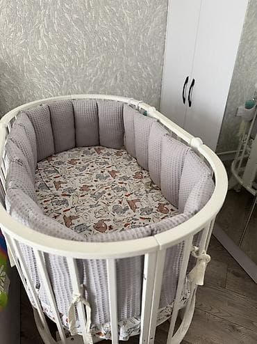 Oğlan və qız üçün, Yeni, Yumru, Beşik, Dəst ilə, Matras ilə, Yellənmə mexanizmsiz