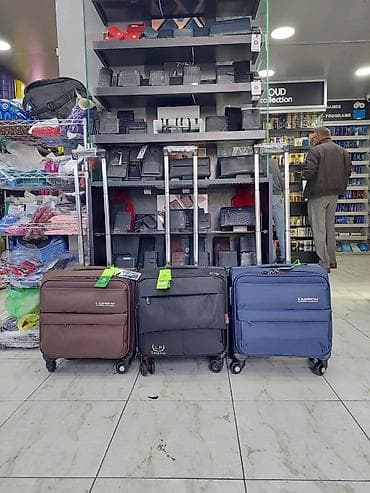 tekerli canta: Əl yükü üçün təkərli səyahət çemodanları - Ölçü: kabin ölçülü (əksər — 1