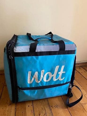 Оборудование для ресторанов, кафе: Wolt çantası satılır cəmi 2 dəfə istifadə olunub təzədir, çanta alana — 1