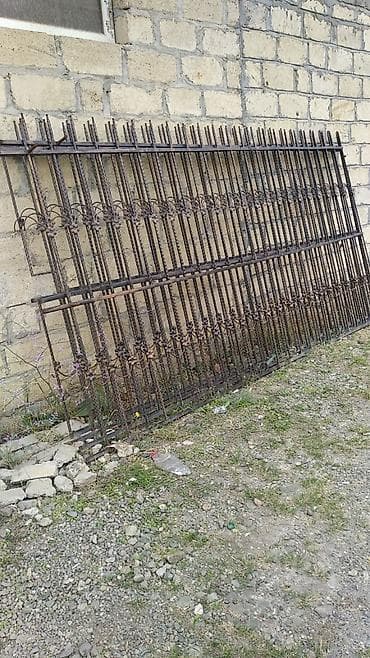 arko pencere: Dəmir barmaqlıqlar – dekorativ və təhlükəsizlik üçün Hündürlüyü 1,70 — 3