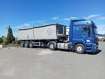 t82 traktor: Mercedes-Benz Axıor 1843 + Wielton damper yarımqoşqusı - Traktor — 4