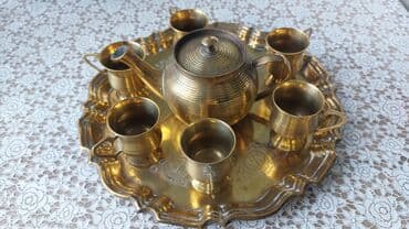 женские бюстгальтеры с плотной чашкой: Çay dəsti, rəng - Qızılı, Metal — 4