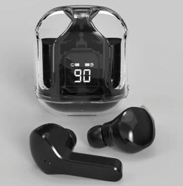 mikro naushnik: Yeni Simsiz (Bluetooth) Qulaqcıqlar, Apple, rəng - Qara — 3