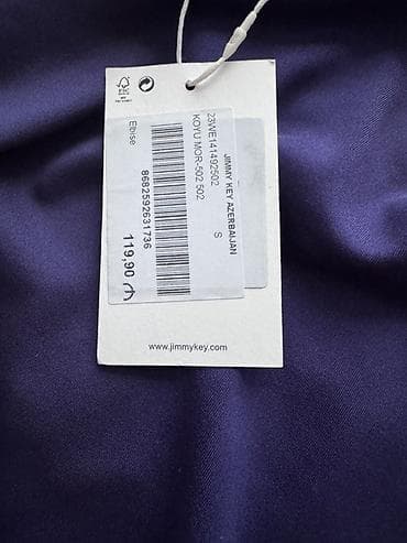 Jimmy Key qadın geyimi – tünd bənövşəyi don - Model: 23WE141492502 — 4