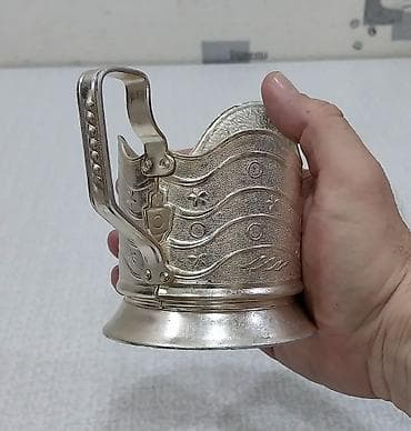 cobalt qablar: Stəkanlar, rəng - Qızılı, Şüşə, 1 əd, SSRİ — 1