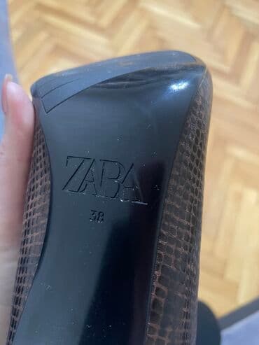 qadin botlari: Uzunboğaz, Zara, Ölçü: 38, rəng - Qəhvəyi, Yeni — 3