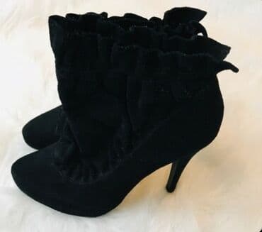 brend qadin ayaqqabilari: Ölçü: 38, rəng - Qara, İşlənmiş — 2