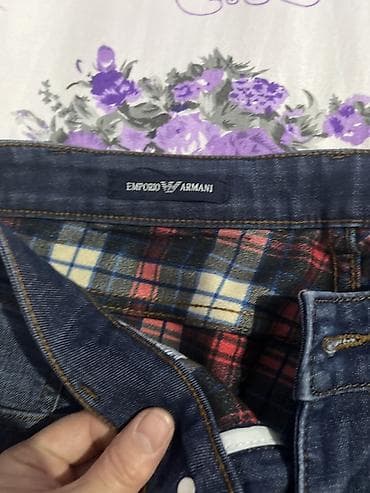 pul kisəsi: Cins şalvar, Emporio Armani, XL — 1