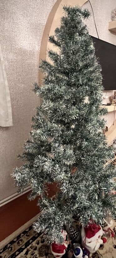 budda: Yeni il üçün yolka, şam ağacı -1.80sm - orta vəziyətdədi aşağı qiymətə — 2