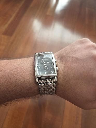 Qol saatları və aksesuarlar: Emporio Armani kişi qol saatı - Korpus: düzbucaqlı formalı, metal — 3
