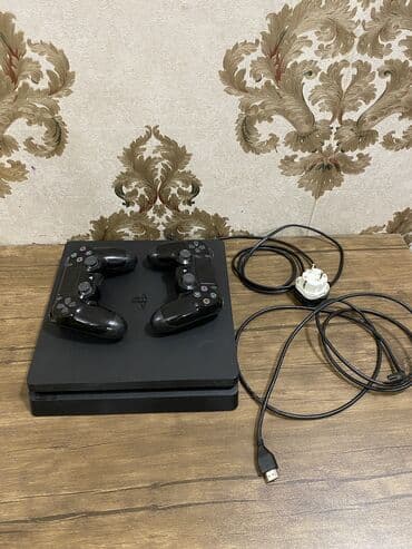 irşad ps4: Sony PlayStation 4 Slim (PS4 slim) 500GB + Gta V oyunu Cihazı 0 — 1