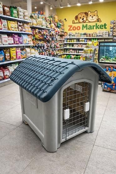 TƏZƏDİ!!! İŞLƏNMƏYİB!!! Plastik it evi / kennel - Geniş həcmli, orta