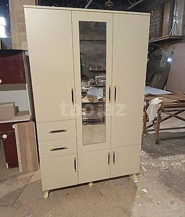 4 qapılı, Ağ, Açılan, Düz dolab — 3