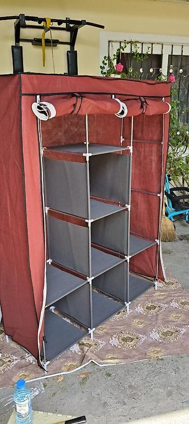 Qatlana bilən parça qarderob – çoxbölməli rəf sistemi - Model: parça — 2