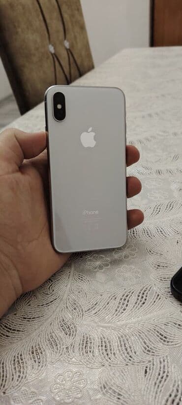 iphone xacmaz: IPhone X, 64 GB, Gümüşü, Face ID — 1