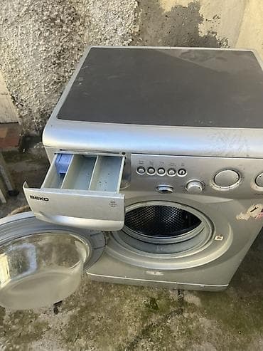 lazerli mala: Beko önyükləməli paltaryuyan maşın - Rəng: gümüşü - Ön tərəfdən — 4