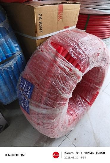 Məhsul: Qırmızı plastik kabel/boru qoruyucu gofra (spiral korpus)