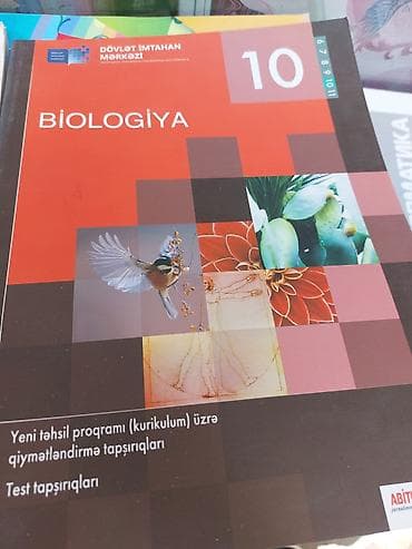 “Biologiya 10” – test toplusu (DİM), “Abituriyent” jurnalı seriyası — 2