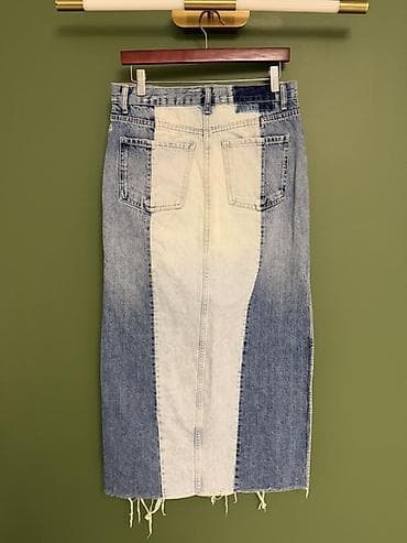 qadın gödəkcələri: Məhsul: Denim midi ətək Alish qiymeti: 89 AZN YENI! - Model: Panel — 4