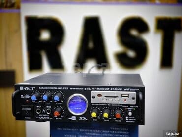 mixser: 70 wat gücünde uslitel səs gücləndirici aparat amplifier Flas kartli — 1