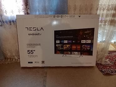 TESLA 55E635SUS Android TV – 55" (139 sm) Smart televizor - Ekran: 55 lalafo.az -da TESLA 55E635SUS Android TV – 55" (139 sm) Smart televizor - Ekran: 55
