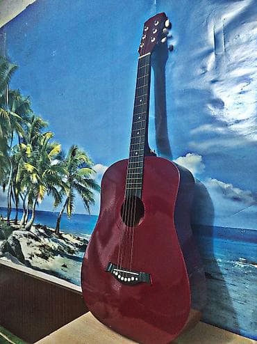 Синтезаторы: Акустическая гитара, Winzz, 6 струн, Б/у — 2